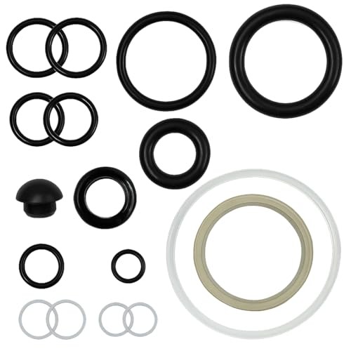 15PCS Floor Jack Seal Kit, 3 Ton Hydraulic Jack Oil Seal & O-Ring Horizontal