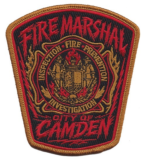 Camden Fire Marshal Investigation 2026 Fire Patch NEW