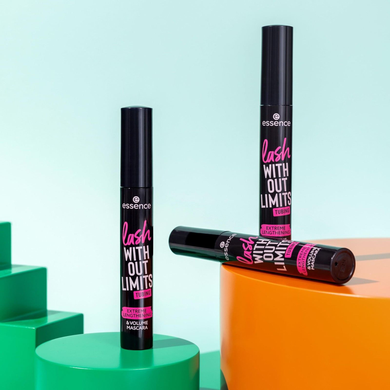 essence | Lash Without Limits Tubing Extreme Lengthening & 04 | Black