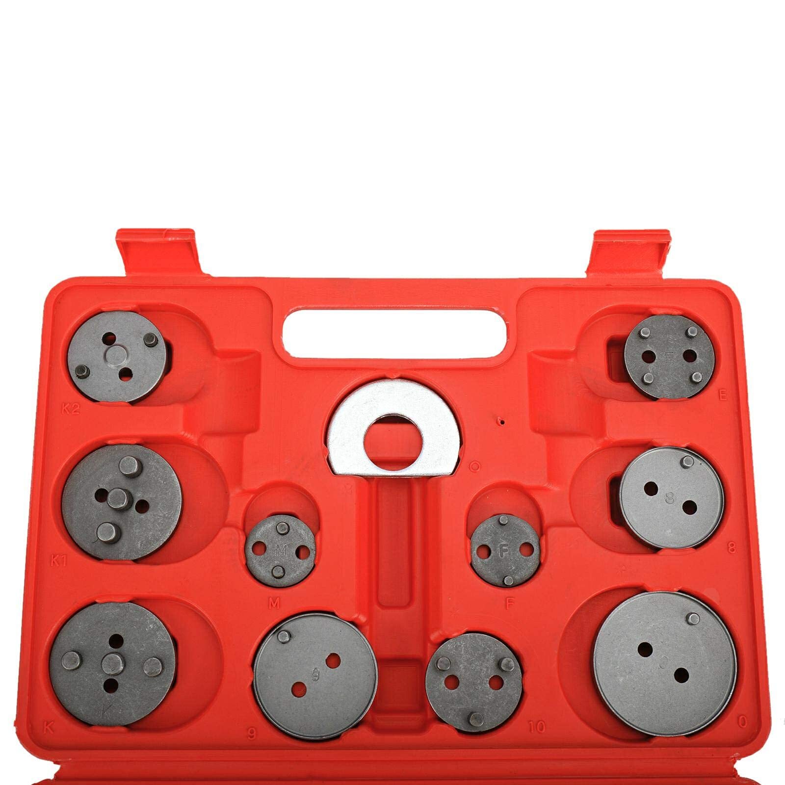24Pcs Disc Brake Caliper Tool Kit Front Rear Brake Piston Compression Tool Set