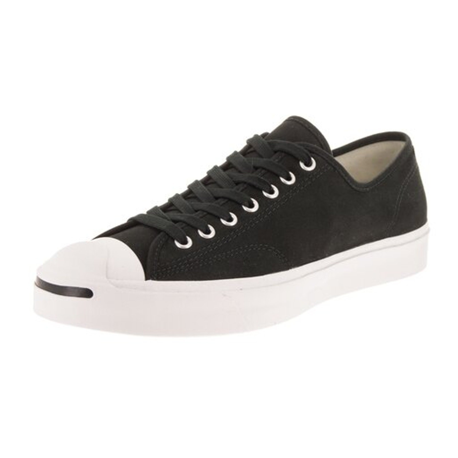 NWT Converse Jack Purcell Canvas Sneakers, Black/White,10 US Women/8.5MeN