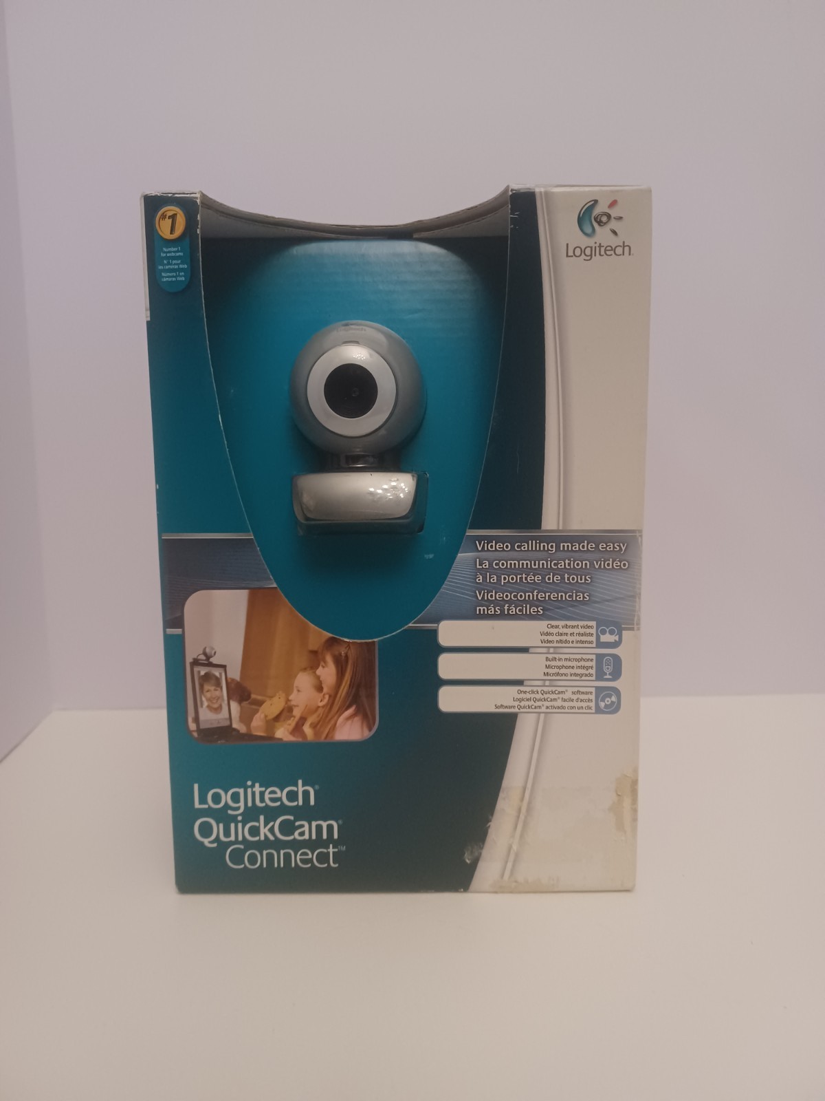 Logitech QuickCam Connect (E2500) Webcam USB Video Microphone - NEW/SEALED