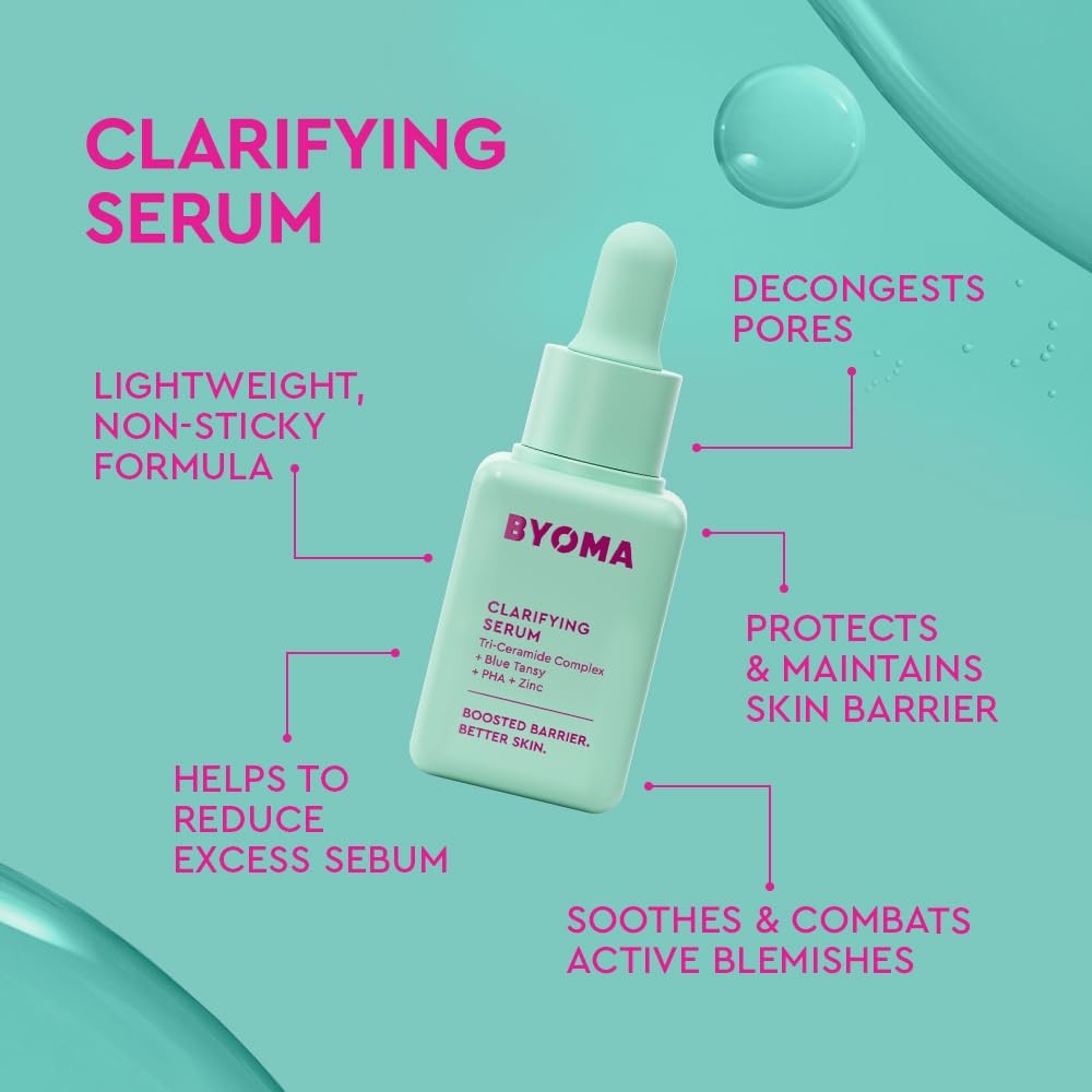 BYOMA So Clear Skincare Set: Barrier Repair, Acne Prone Skin Cleanser