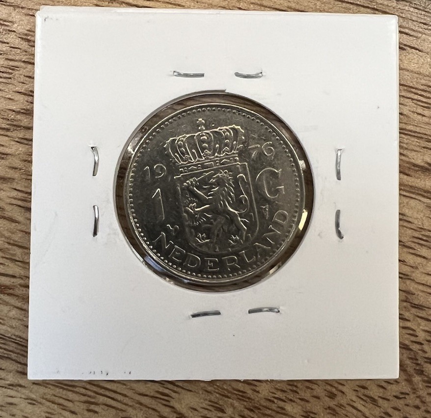 1976 Nederland Juliana Koningin 1 G Coin - Holland / Netherlands 1 Gulden Coin