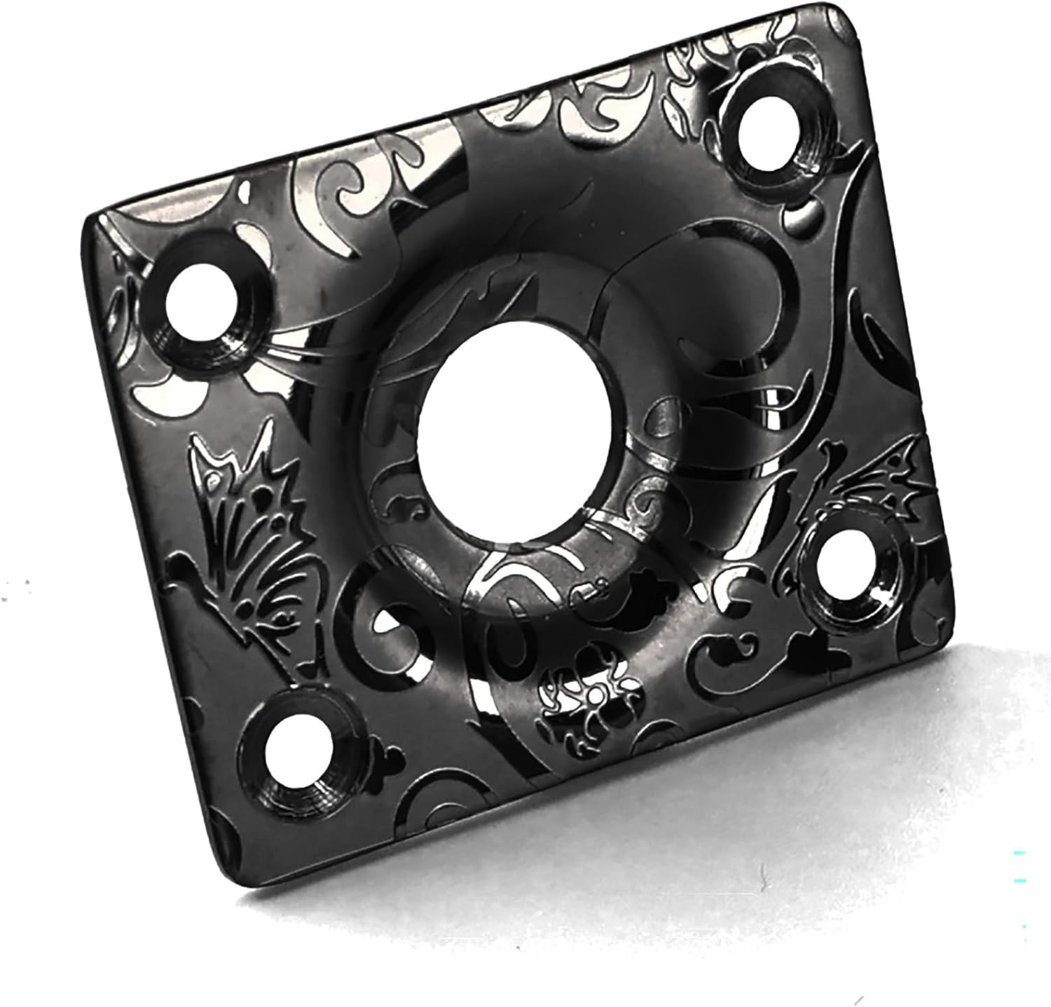Engraved Steel Guitar Output Jack Plate Socket Fit Telecaster Tele / LP