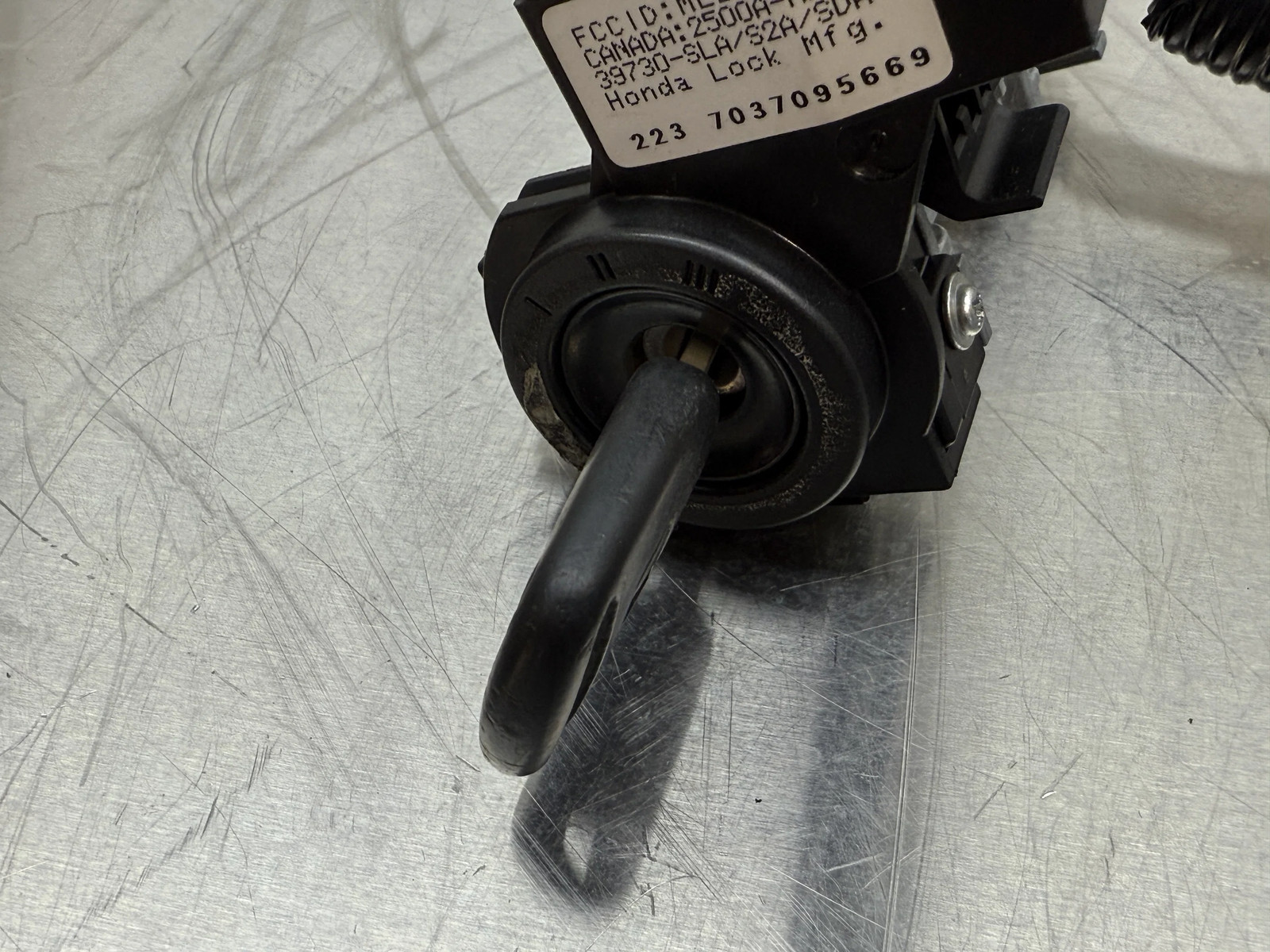 EB1461 2007 07 HONDA S2000 IGNITION KEY CYLINDER LOCK SET