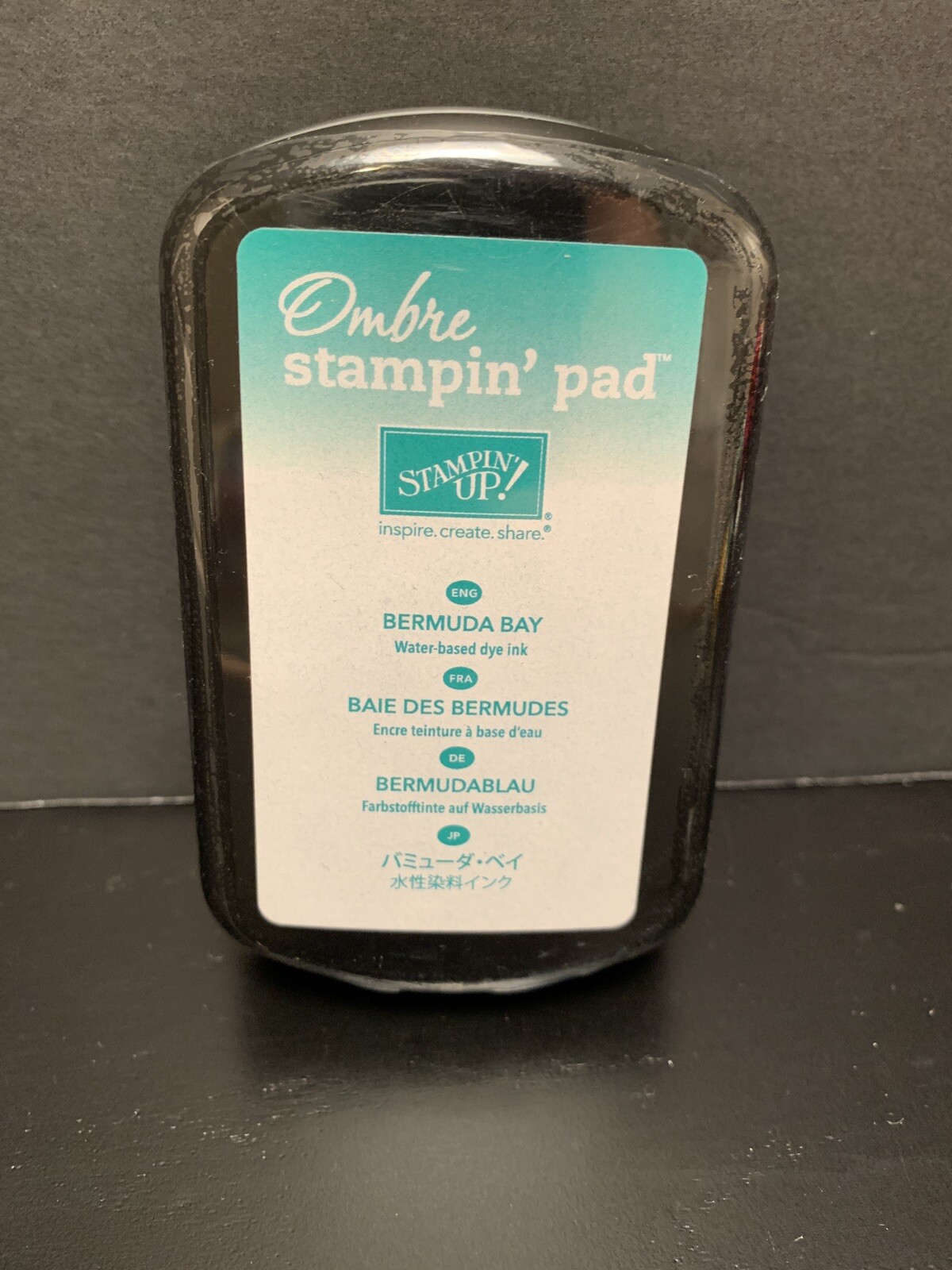 Stampin' Up Retired BERMUDA BAY OMBRE Ink Pad BRAND NEW Sealed