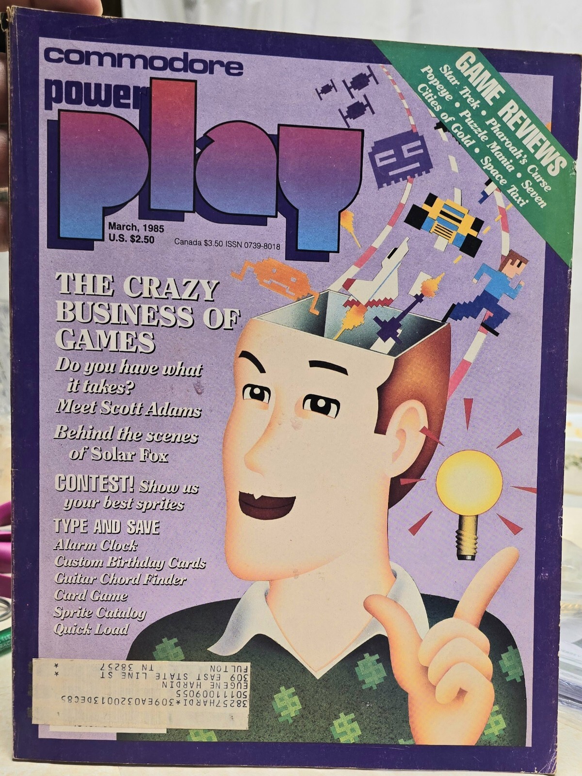 1985 Commodore Power Play Magazine