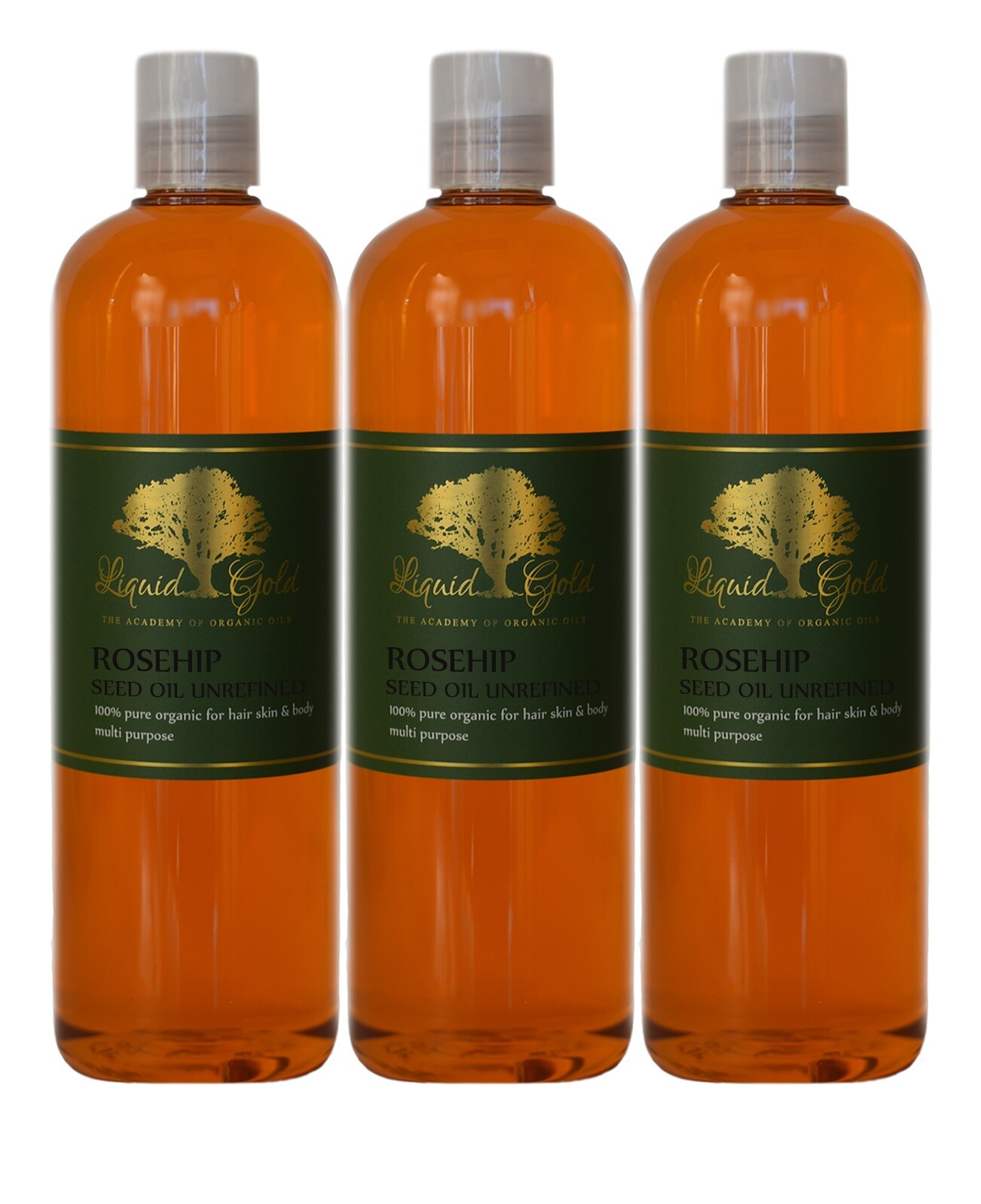 48 Oz Liquid Gold Rosehip Seed Oil Unrefined Pure & Organic Skin Hair and Health