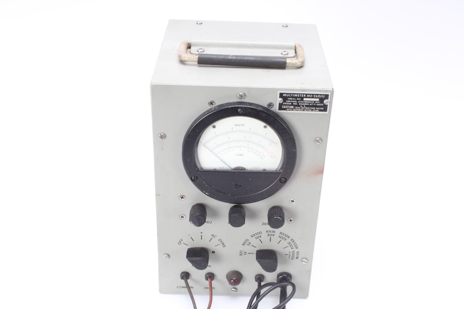 Sentinel Electronics ME-26D/U Vacuum Tube Voltmeter - No Power Cable