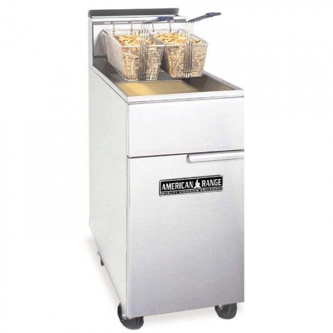 American Range AF-45, 45-Lbs Gas Fryer, AGA/CGA, NSF