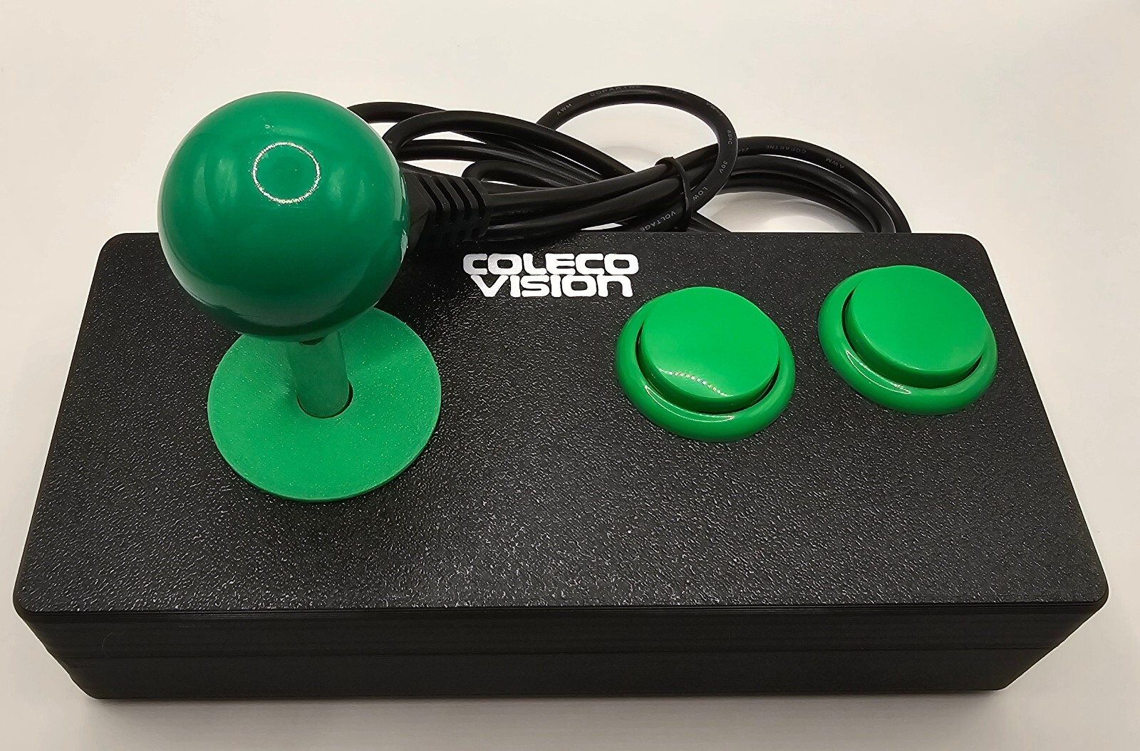 Colecovision Console and Colecovision Adam Arcade Joystick (Sanwa Style, 8-Way)