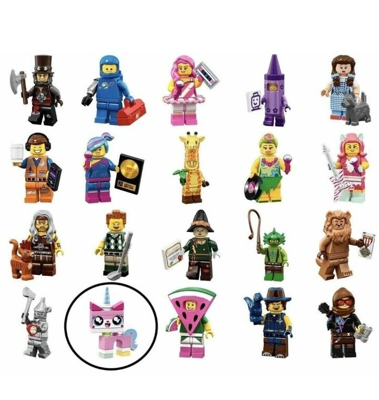 LEGO Movie 2 Series Minifigs 71023 Wizard of Oz New in Small Ziplock Baggies.