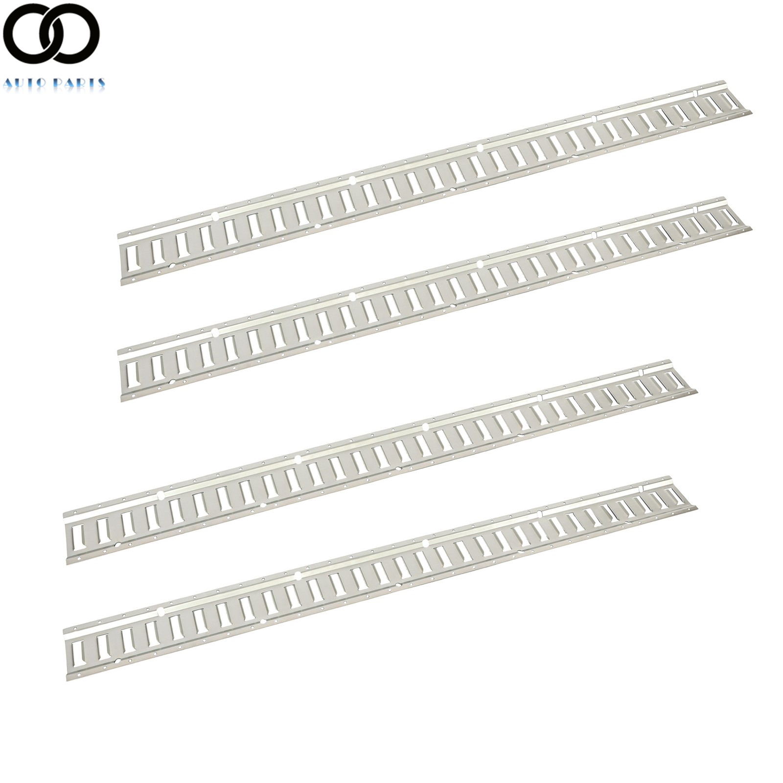 High Quality Carbon Steel Universal 4-piece Set 5' E Track Tie Down Rail
