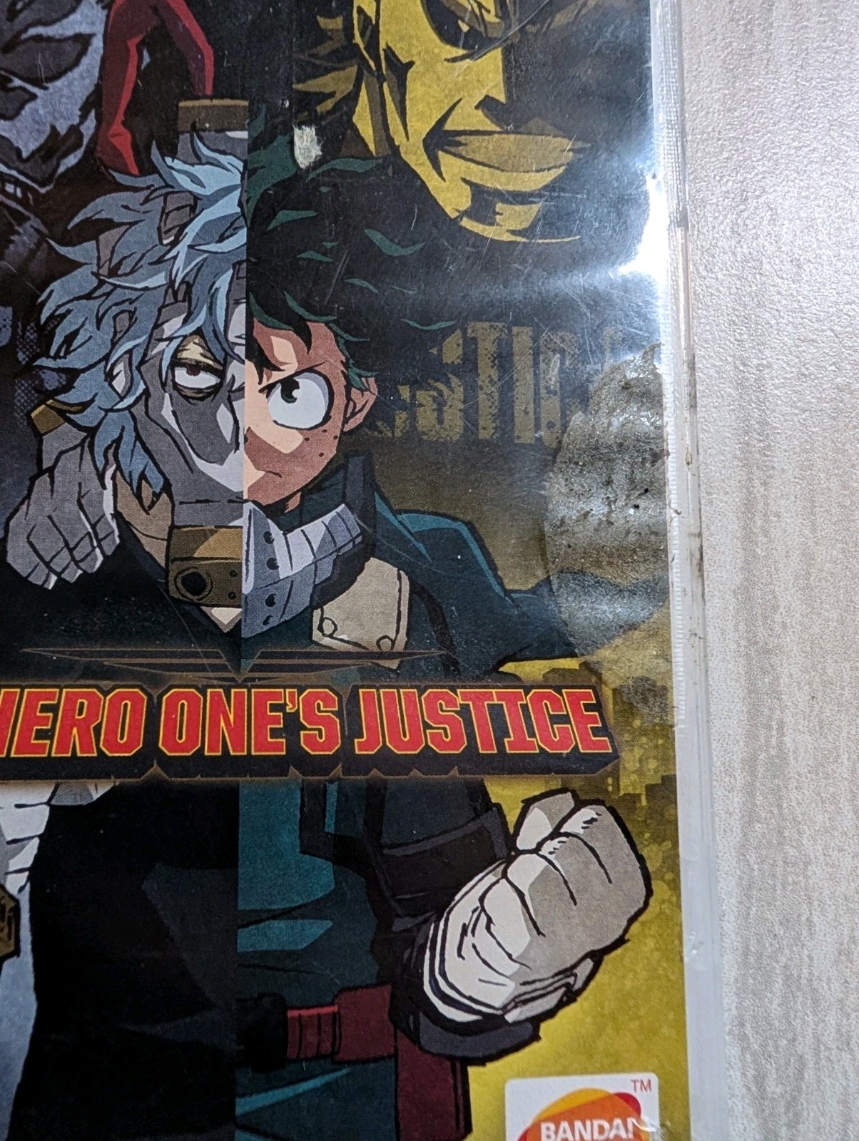 NO GAME My Hero One's Justice Case Nintendo Switch