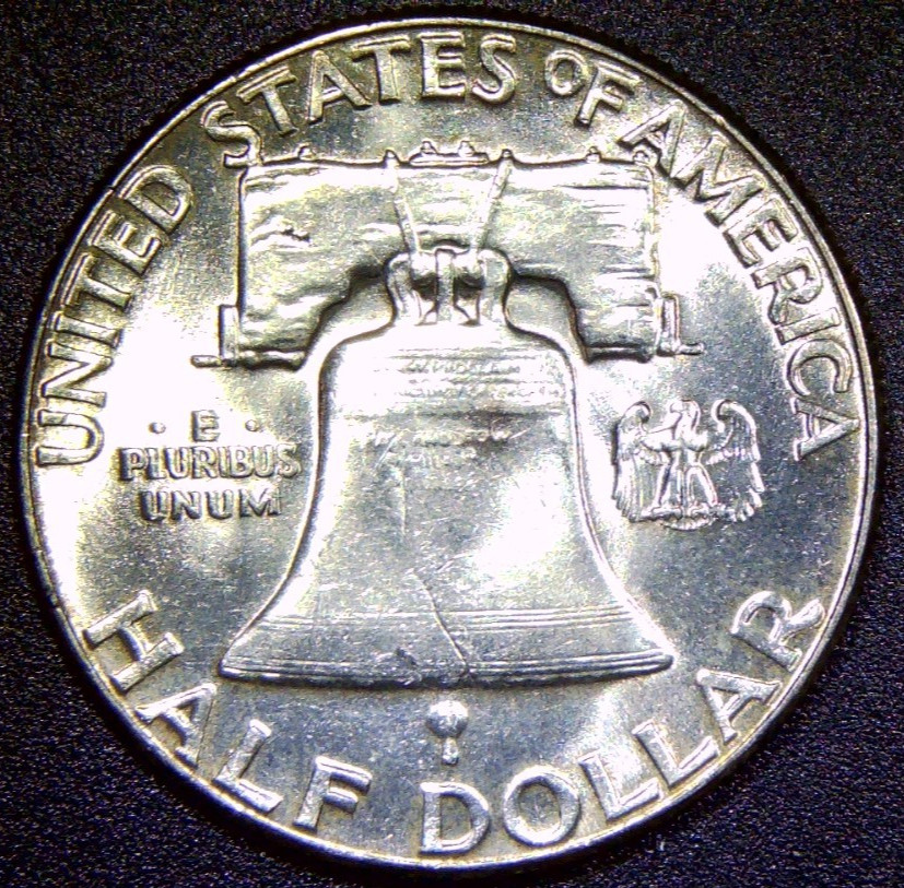 1951 BU Uncirculated Franklin Silver Half Dollar HD5