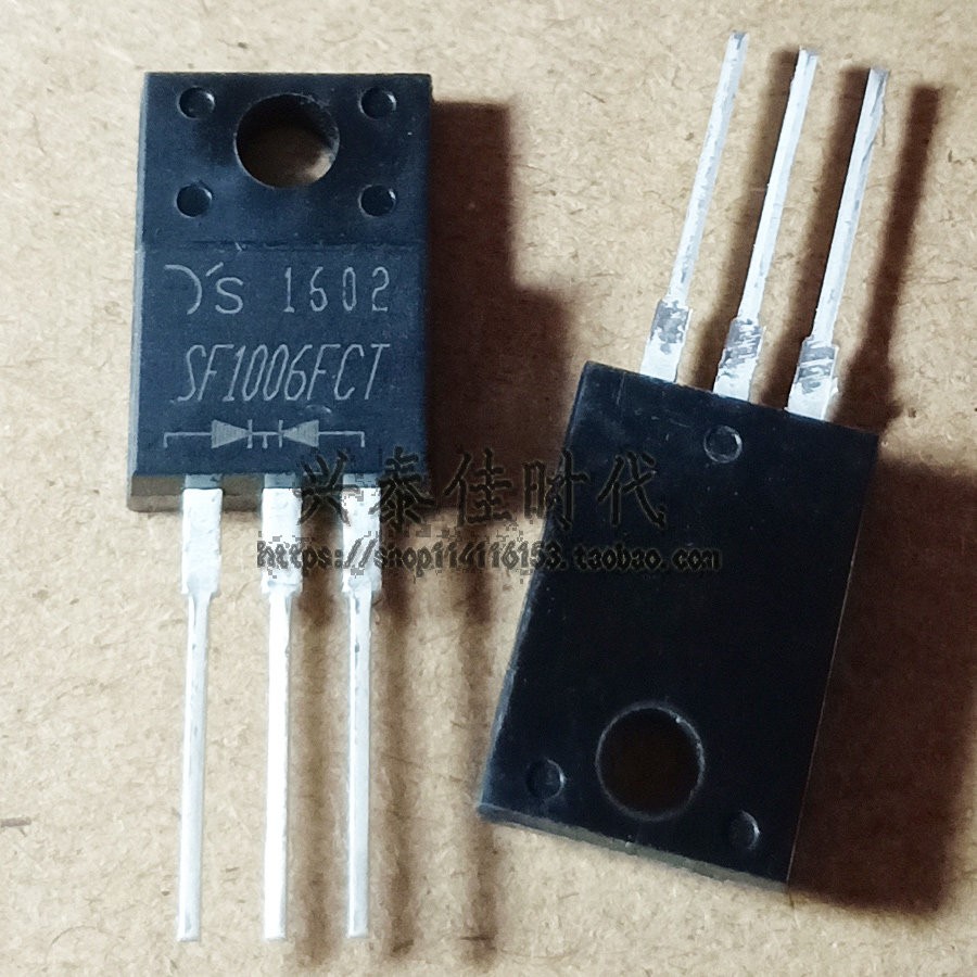 10PCS SF1006FCT TO-220F Schottky Diode