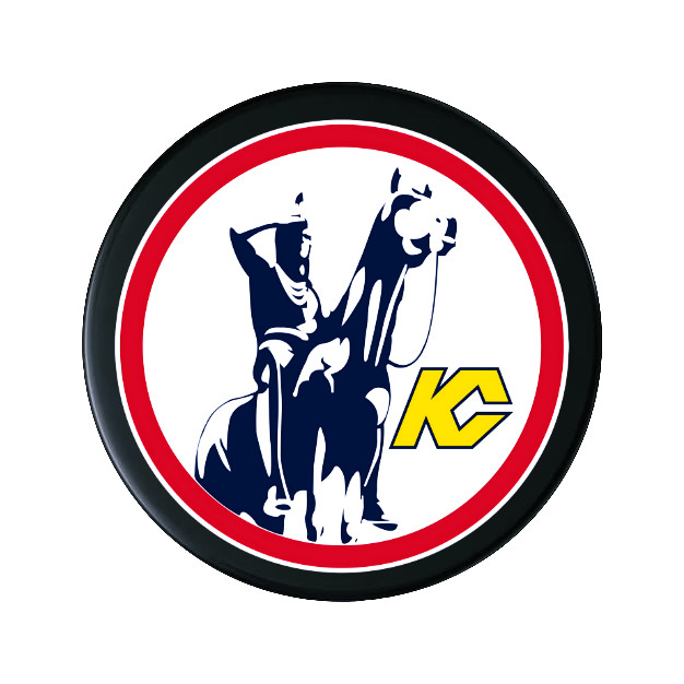 NHL 1970's Kansas City Scouts Logo Souvenir Hockey Puck NEW