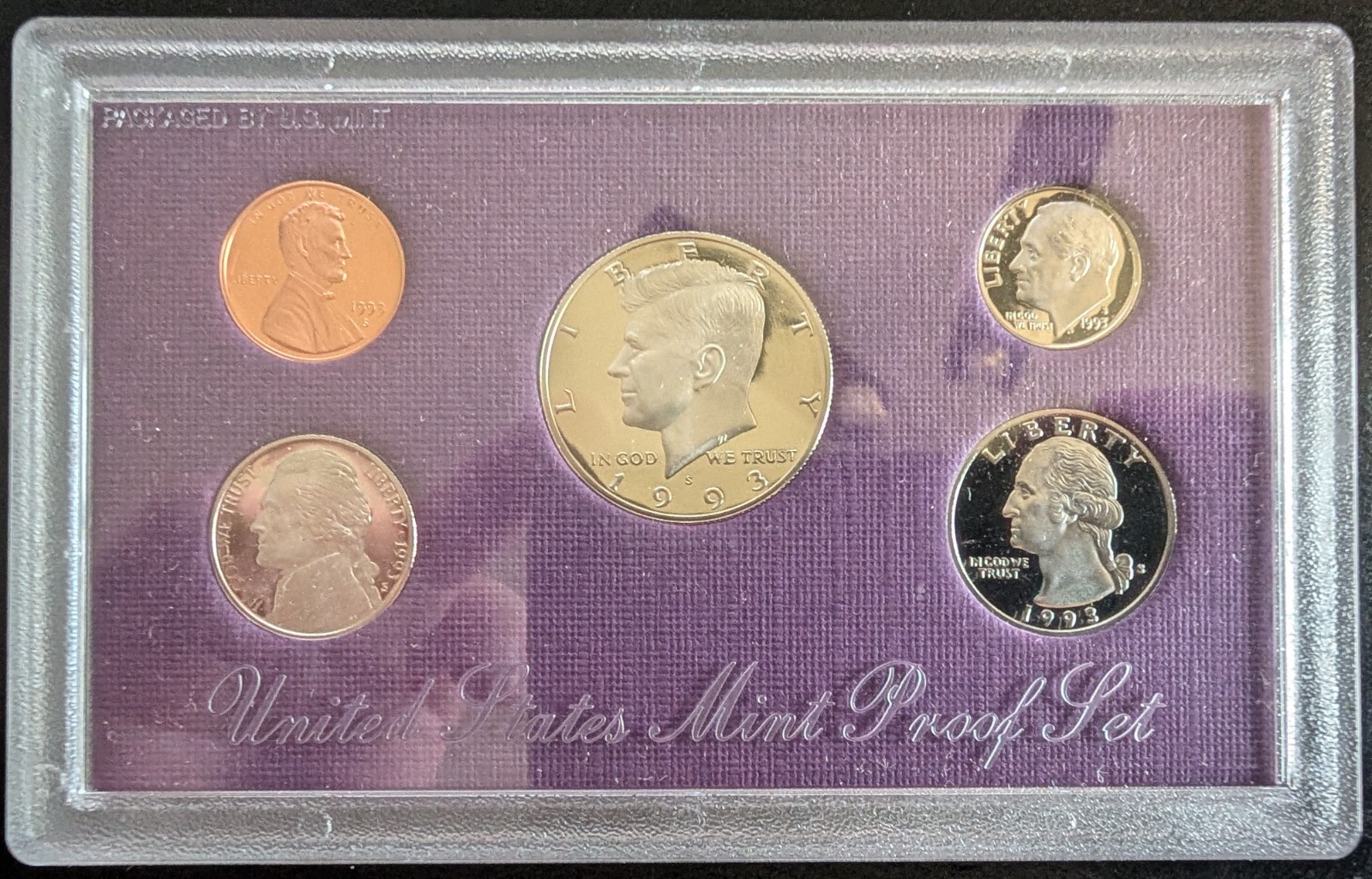 1993 Clad Proof Set U.S. Mint Original Government Packaging OGP