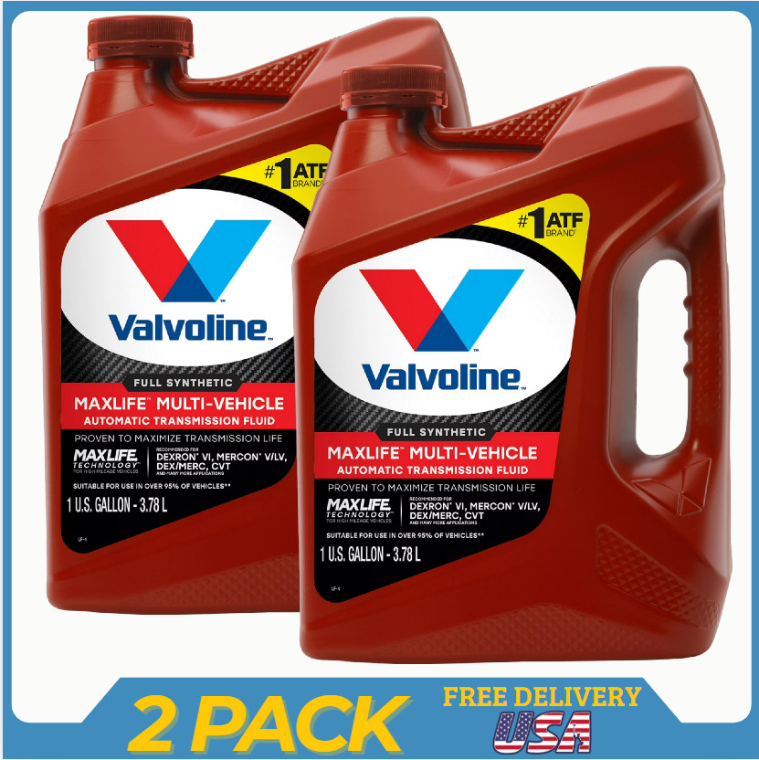 Valvoline MaxLife Synthetic ATF 1 Gal (Lot of 2) | Multi-Vehicle | Free Shipping