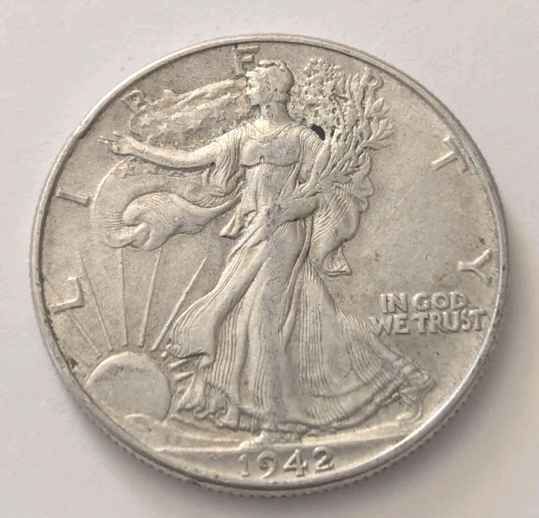 1942 Walking Liberty Half Dollar -T622