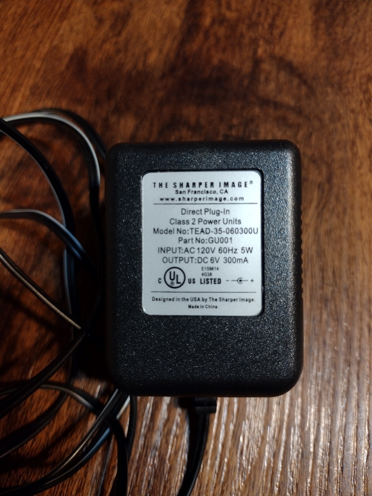 Play 'N' Roll Piano Sharper Image AC Adapter TEAD-35-060300U for GU001