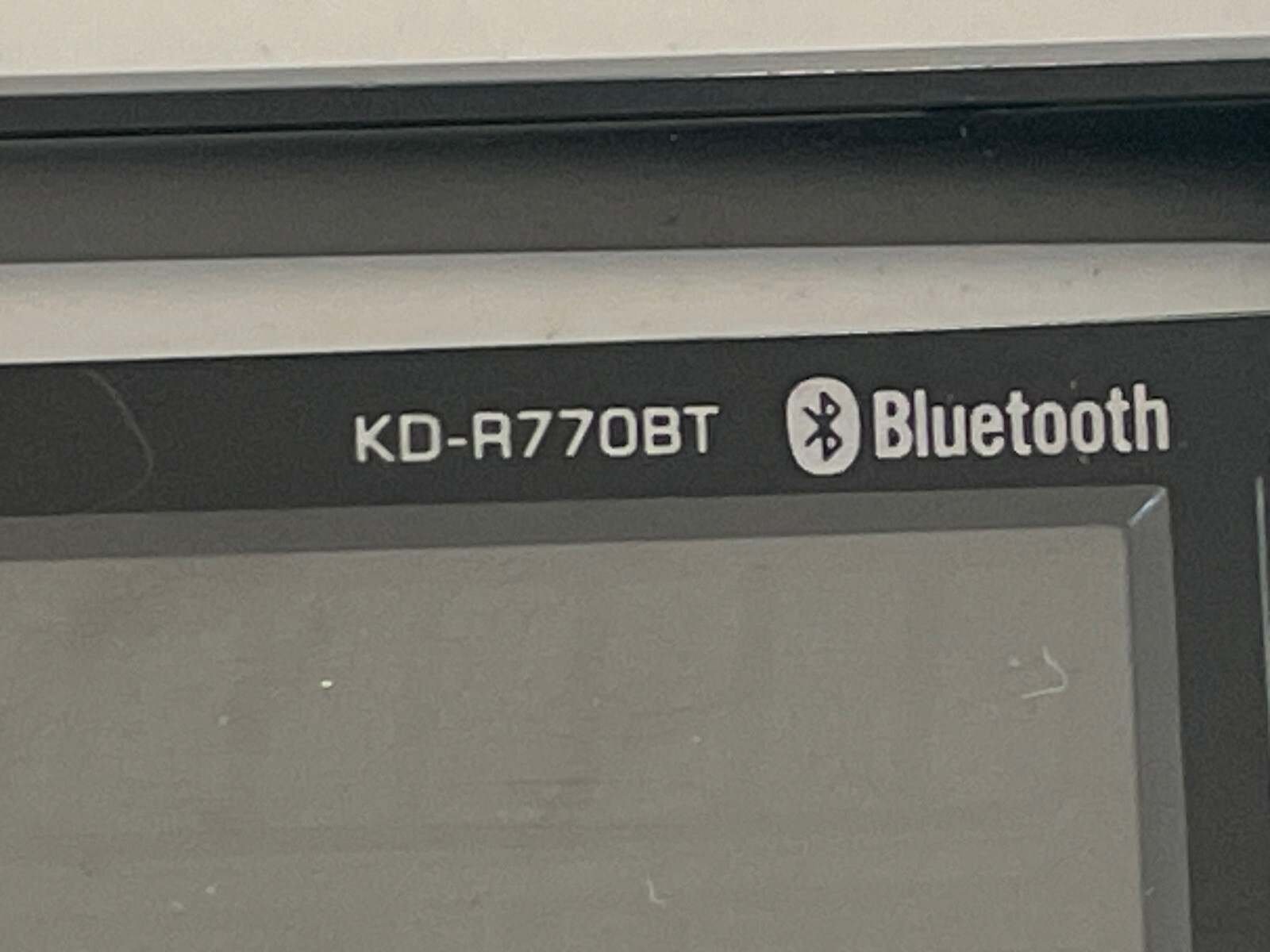 JVC KD-R770BT CAR STEREO ONLY ONLY JVC KD-R770BT FACEPLATE ONLY OEM🟠