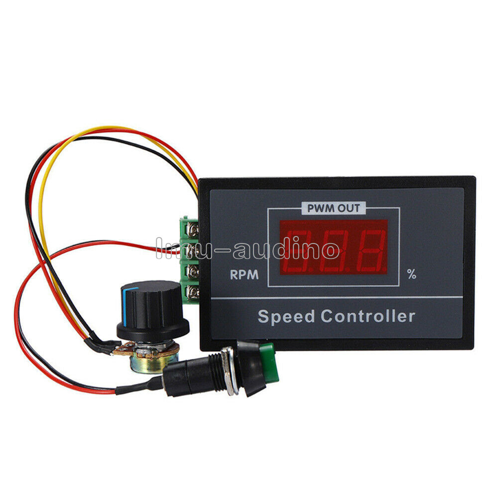 Digital LED Display DC 6V/12V/24V 48V 30A Adjustable Motor Speed Controller PWM