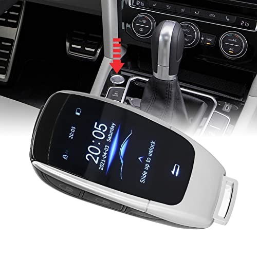 Smart Remote Key, Universal TK900 LCD Smart Key Remote Keyless Entry Silver