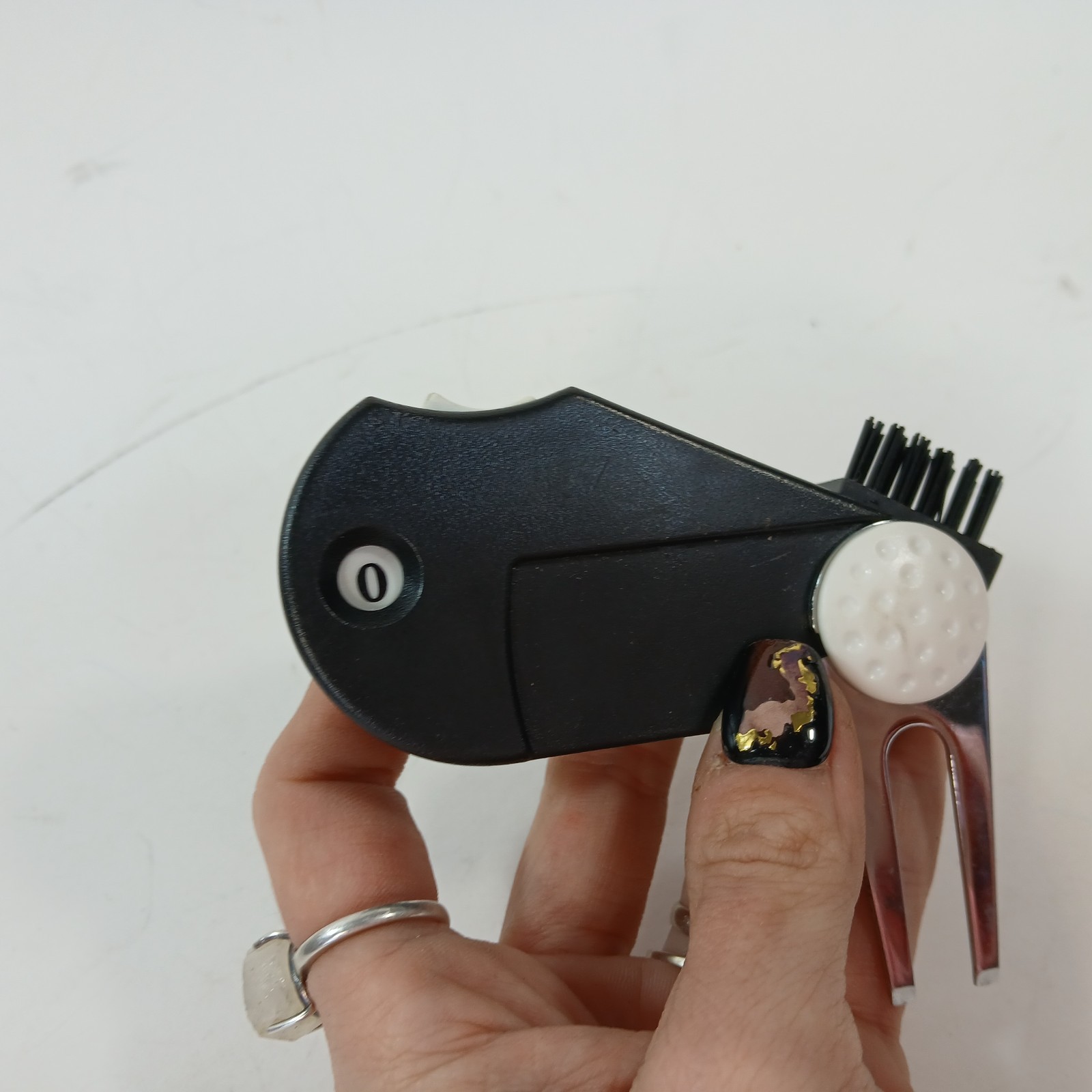 Golf Stroke Score Counter Club Brush w Divot Tool Multi Tool