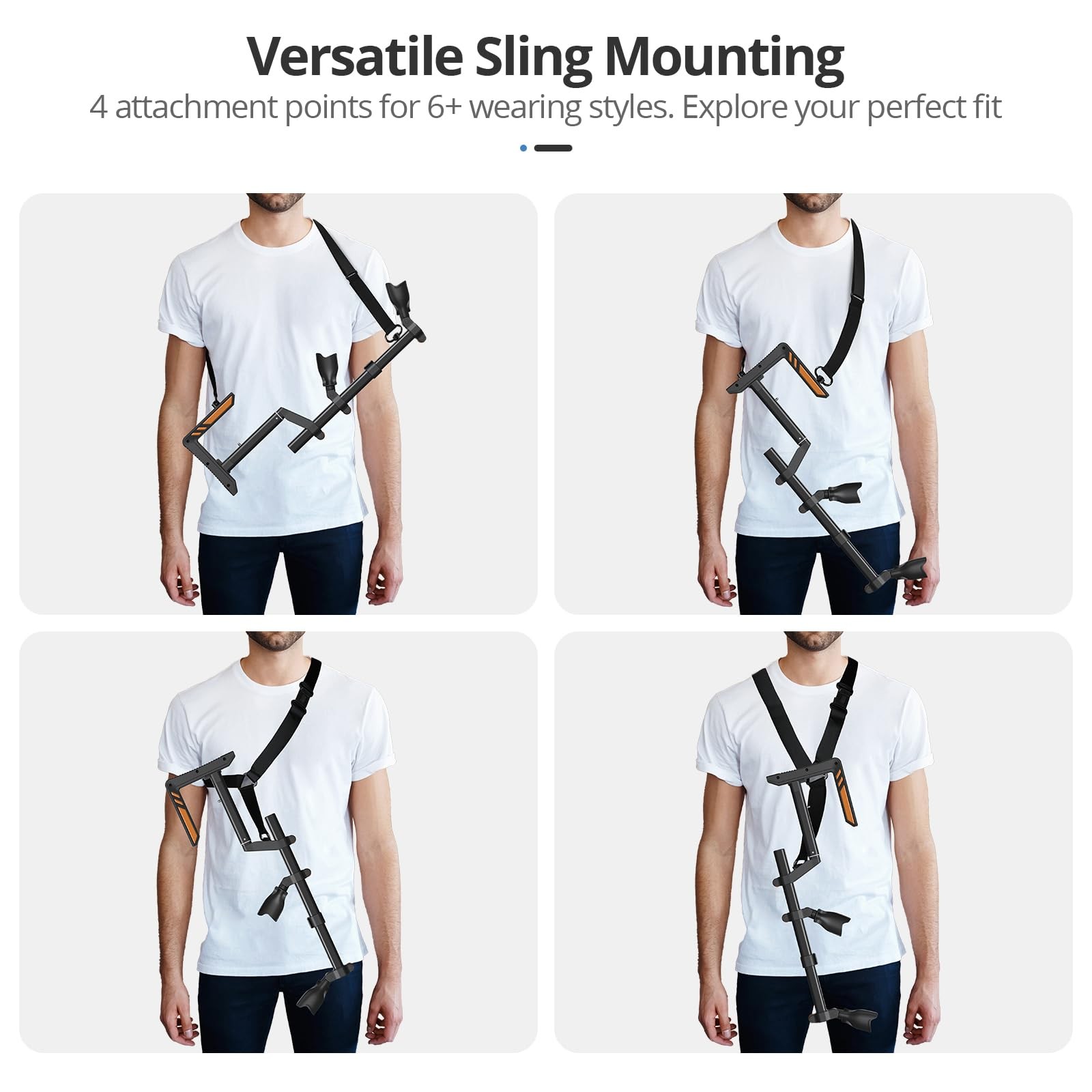 VR Gun Stock for Meta Quest 3 & 2 | Adjustable Quick-Swap Mount FPS Accessory
