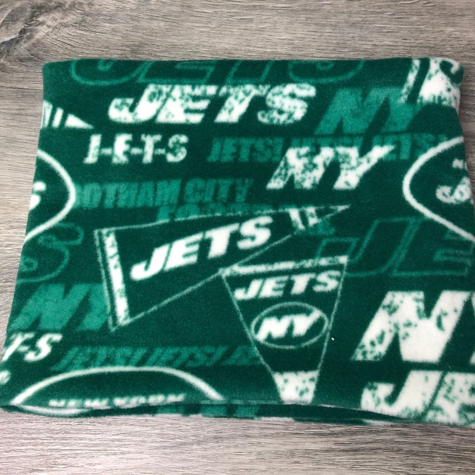 NY Jets Fleece Neck Warmer: Handmade Polar Fleece Scarf