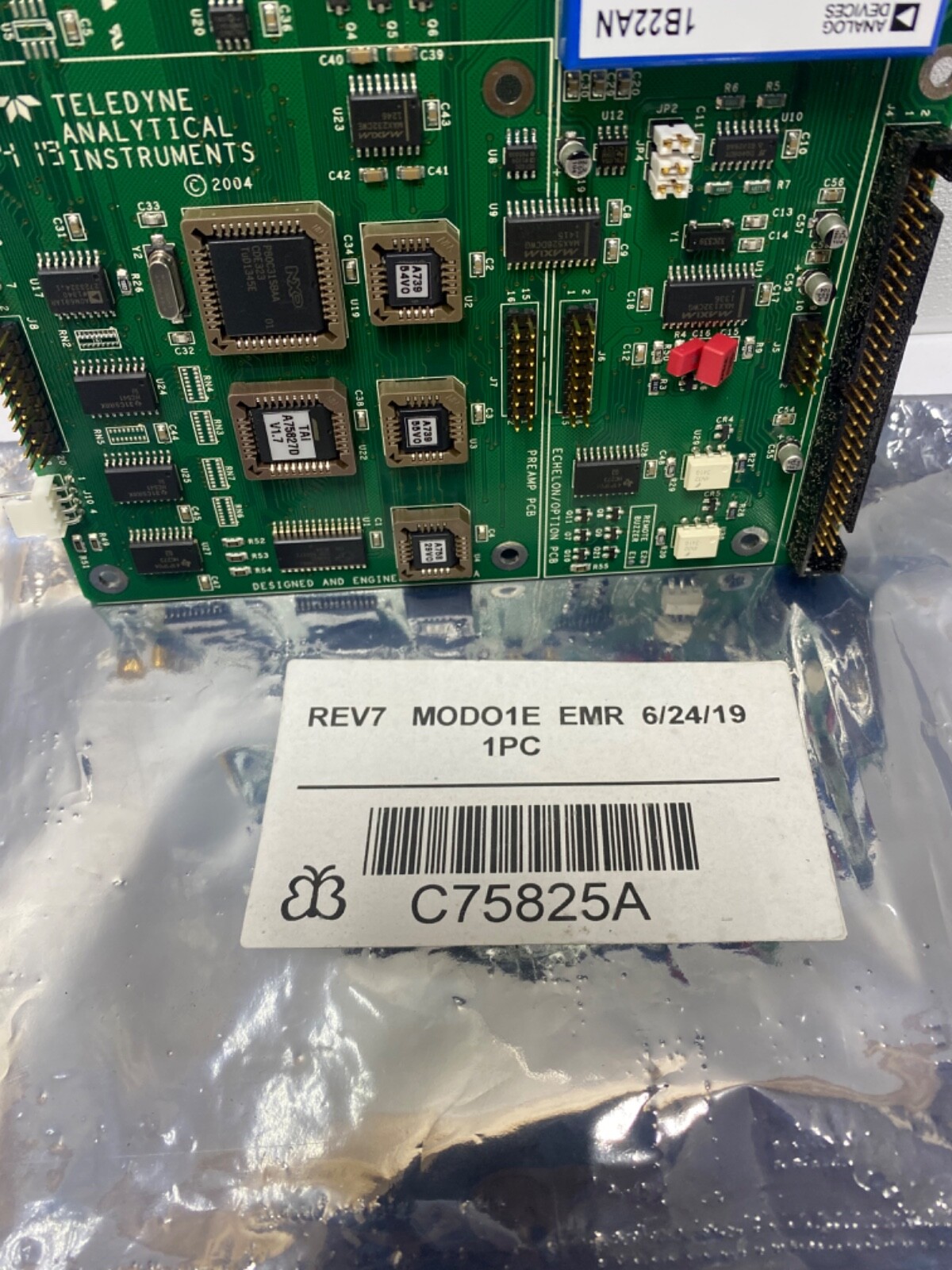 TELEDYNE ANALYTICAL INSTRUMENTS C75825 Motherboard New