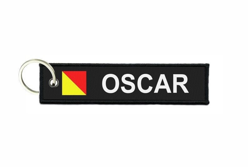 Keychain Diving Flag Code Signals Signal Alphabet Maritime O OSCAR