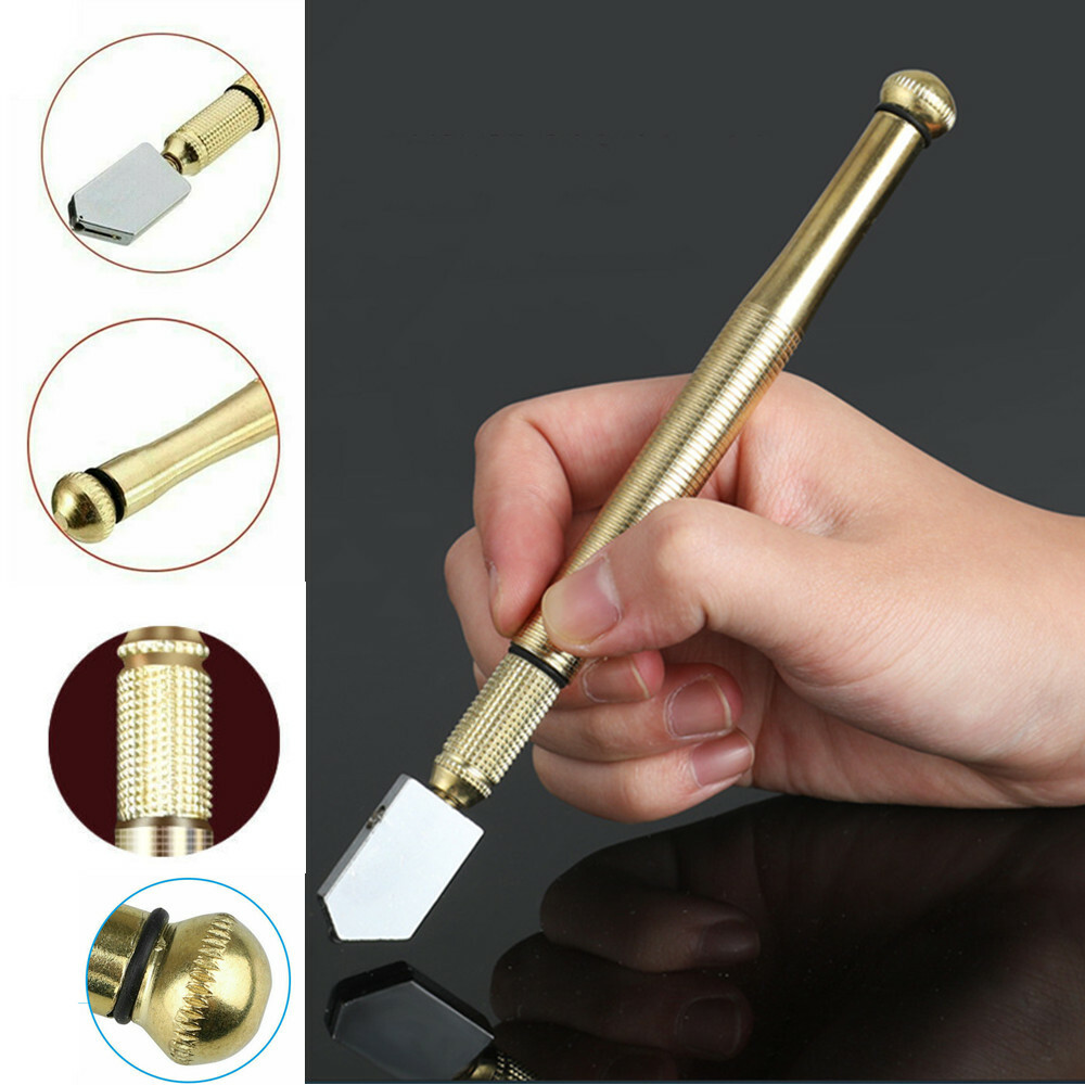 Professional Diamond Tip Glass Cutter Tungsten Carbide Precision Cutting Tool US