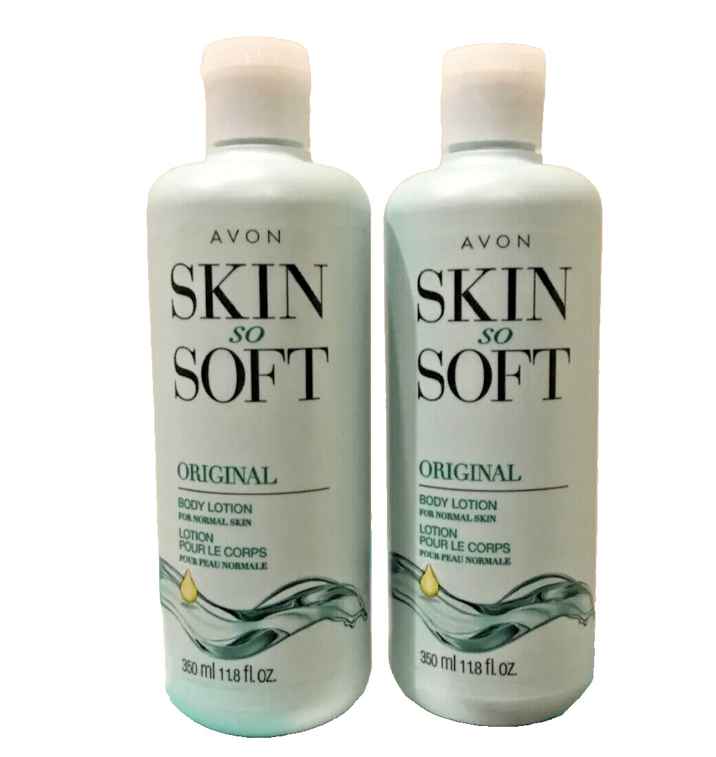2- Avon Skin So Soft Original Body Lotion Jojoba~11.8 oz~New Stock Factory Seal