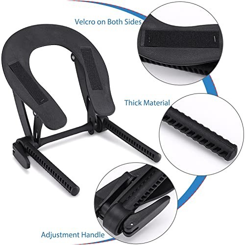 Adjustable Face Cradle for Massage Table - Durable Aluminum Headrest for Spa & T