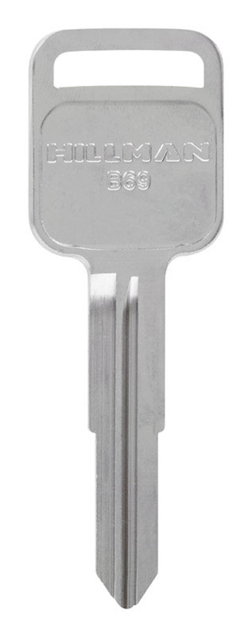 Hillman 83398 Brass B-91 Automotive Double Sided Blank Key for GM (Pack of 10)
