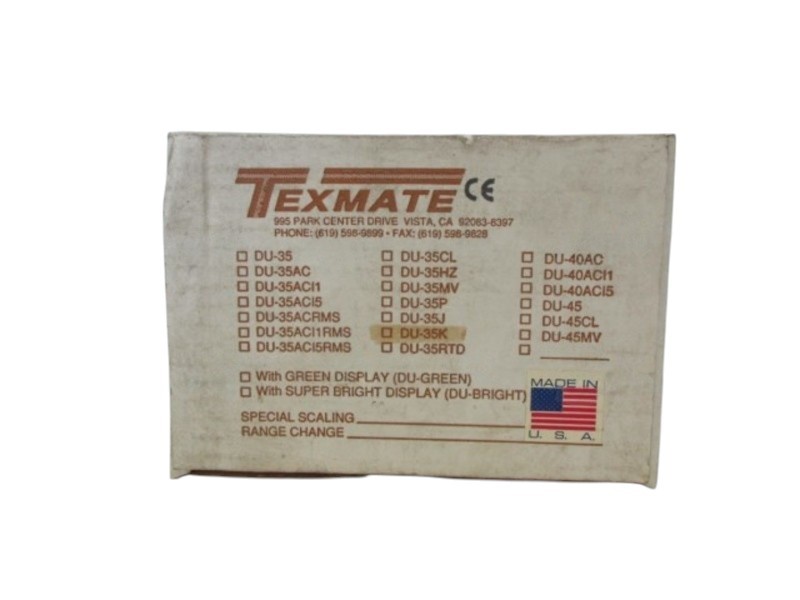 TEXMATE DU-35KF PANEL METER  NSMP