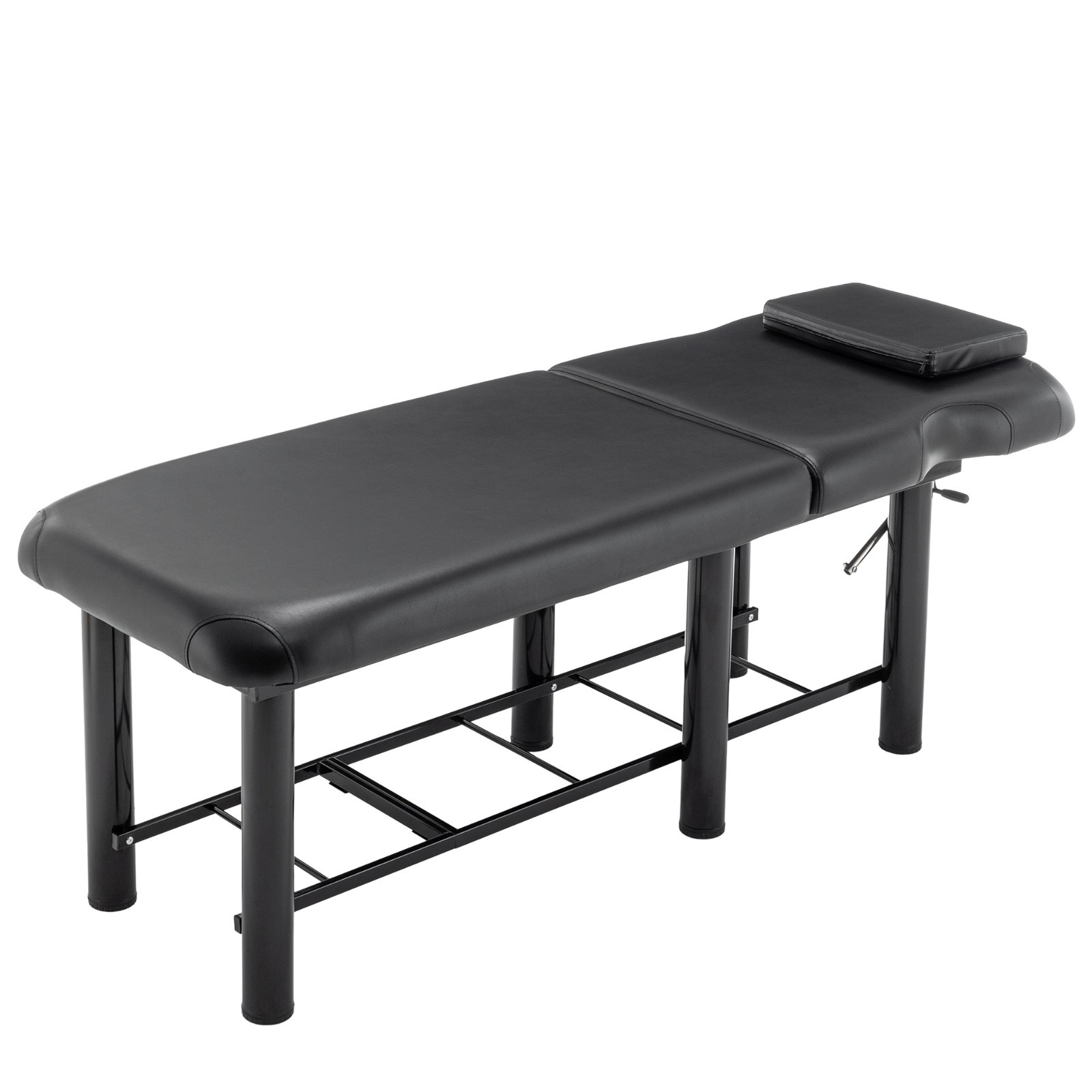 Professional Massage Table with Memory Foam, Adjustable Backrest & Headrest