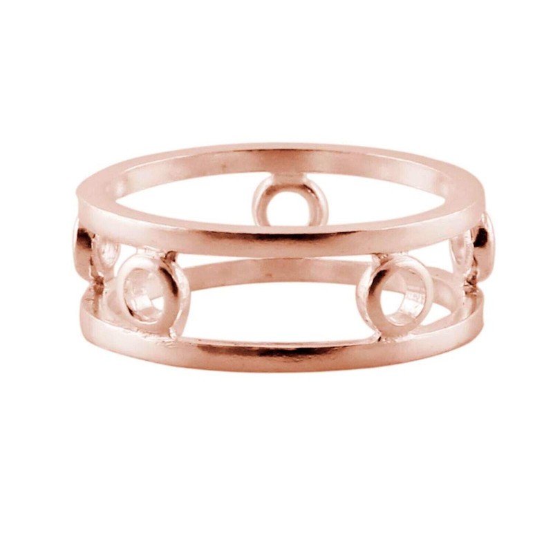 925 Sterling Silver 2.5mm Round Semi Mount Eternity Ring For Wedding Ring
