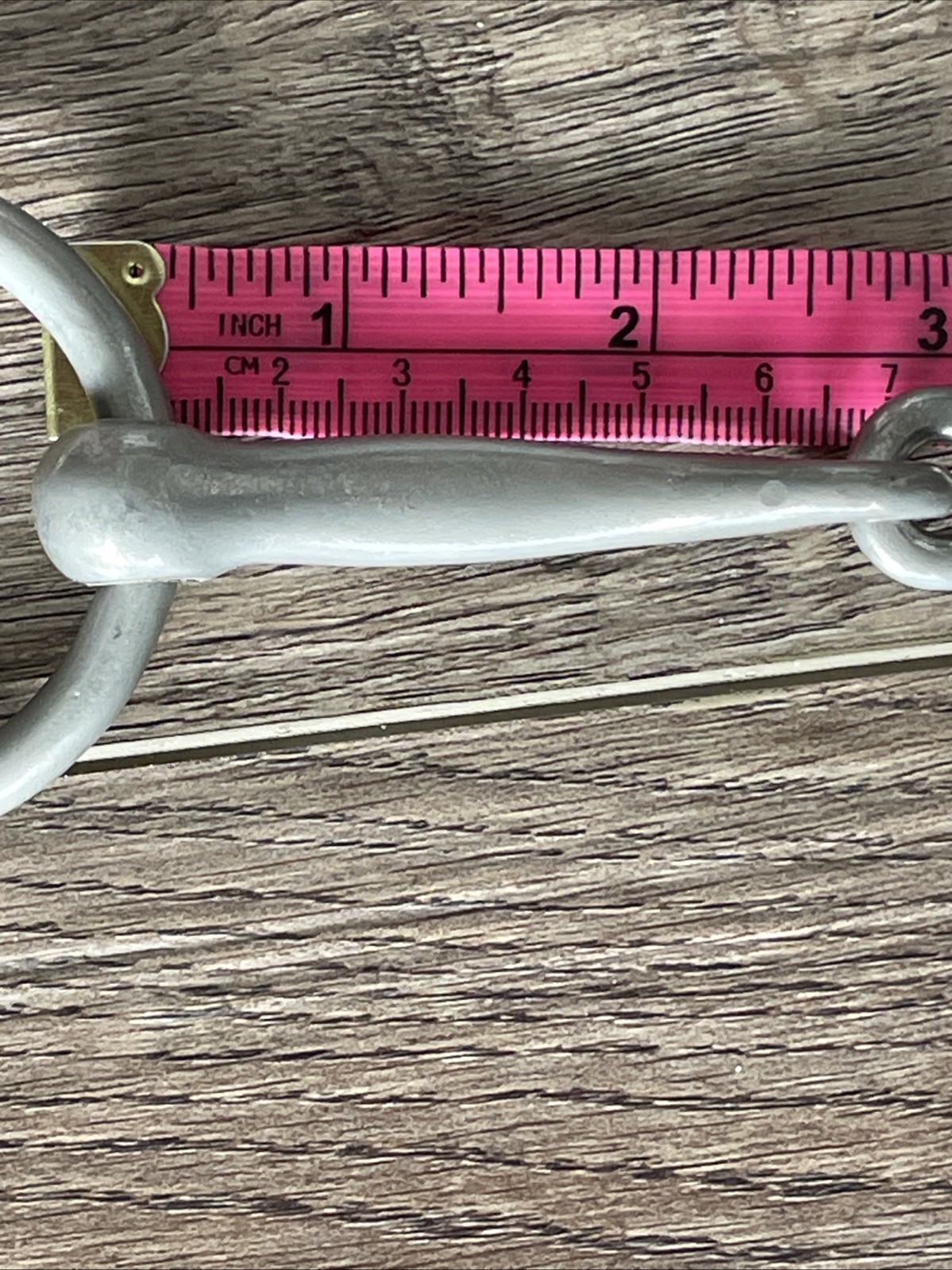 Loose Ring Stainless Steel Jointed Snaffle Bit 9 Inches Total Length (See Pics)