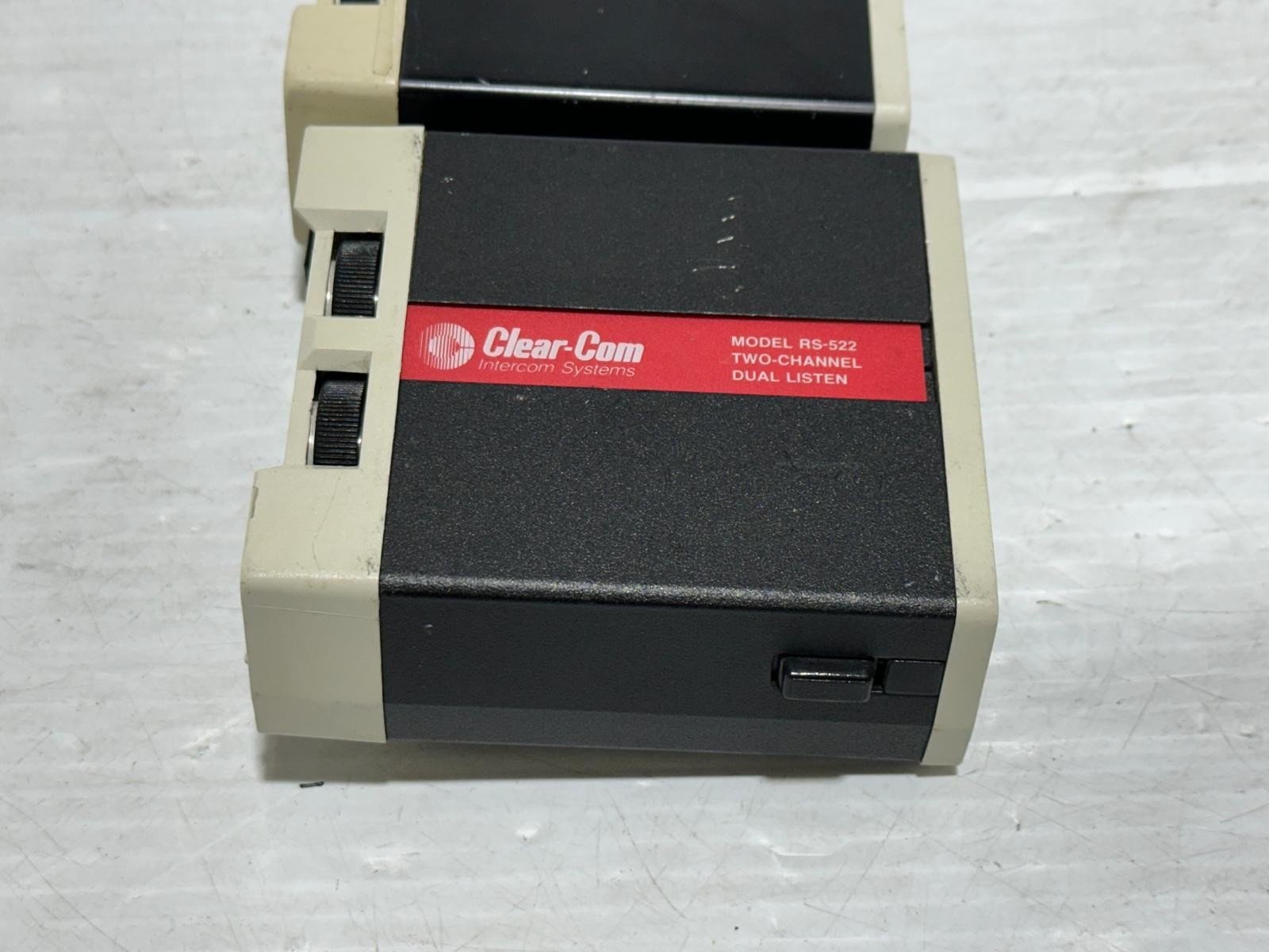 Clear-Com RS-522 Two Channel Intercom Belt Pack (One)THS