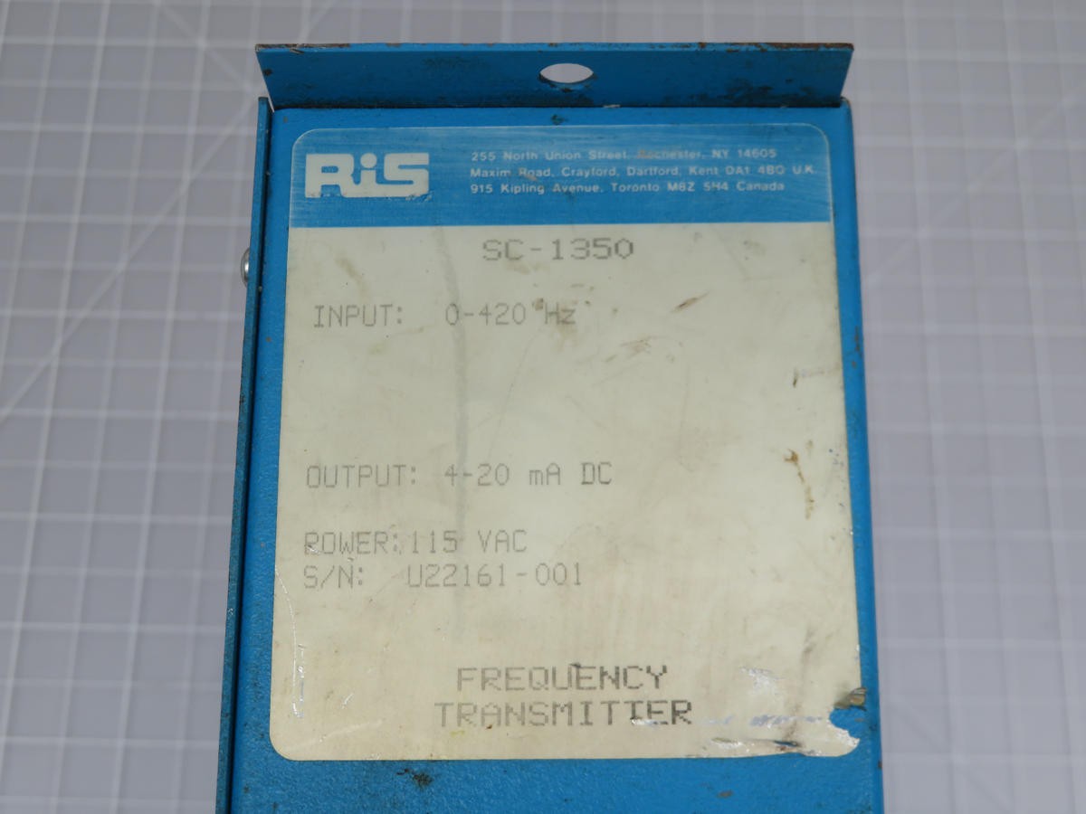 RIS SC-1350 FREQUENCY TRANSMITTER T201920