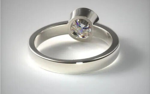 Lab-Created 2.80 Ct Round Cut White Diamond Wedding Ring 925 Sterling Silver
