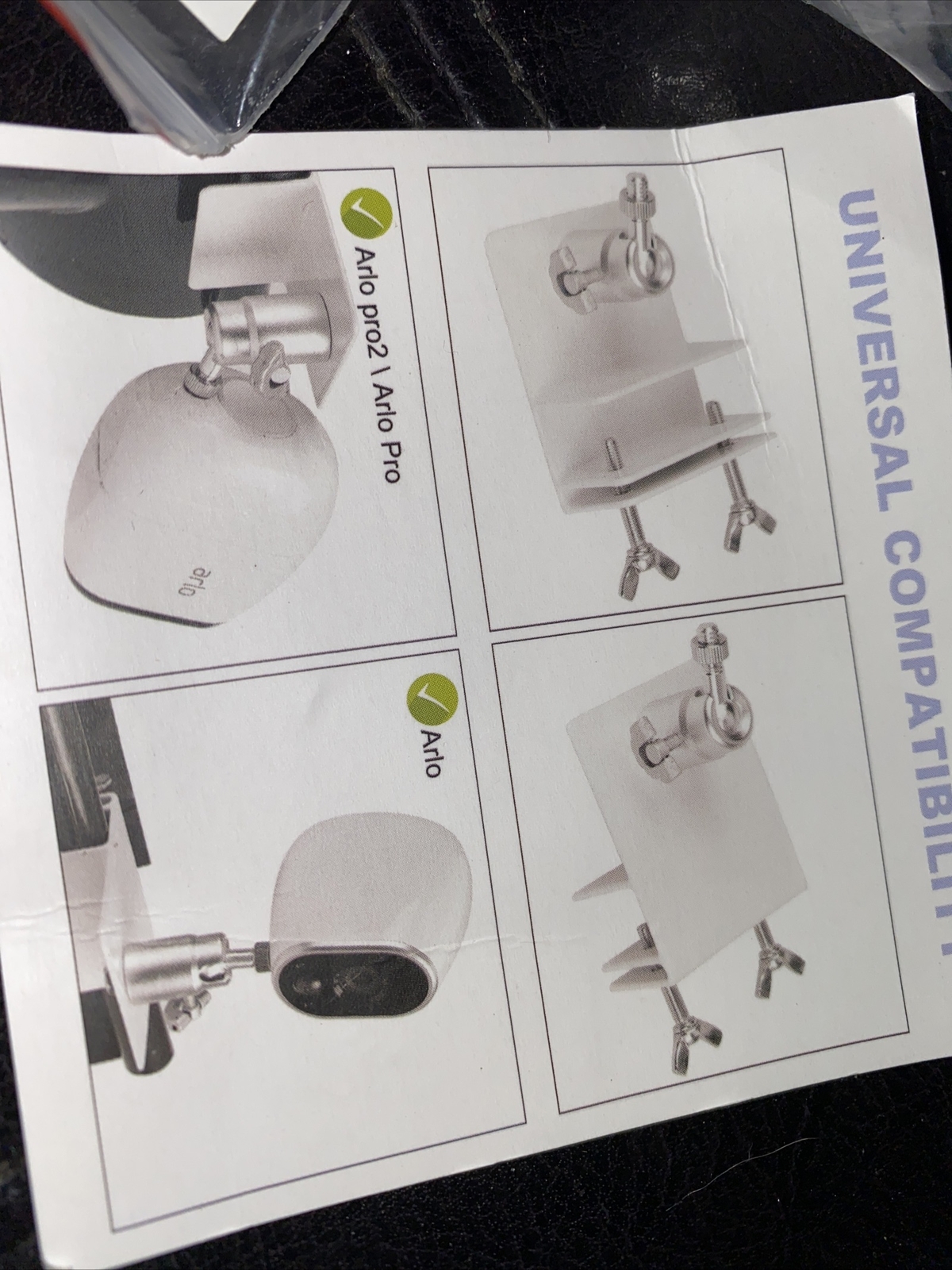 2 New Gutter Mount Bracket Protective Mount White