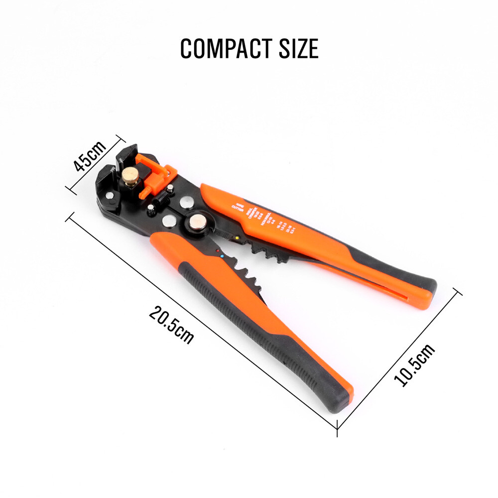 8" Self-Adjusting Wire stripper Cable Cutter Crimper Electricians Crimping Tool