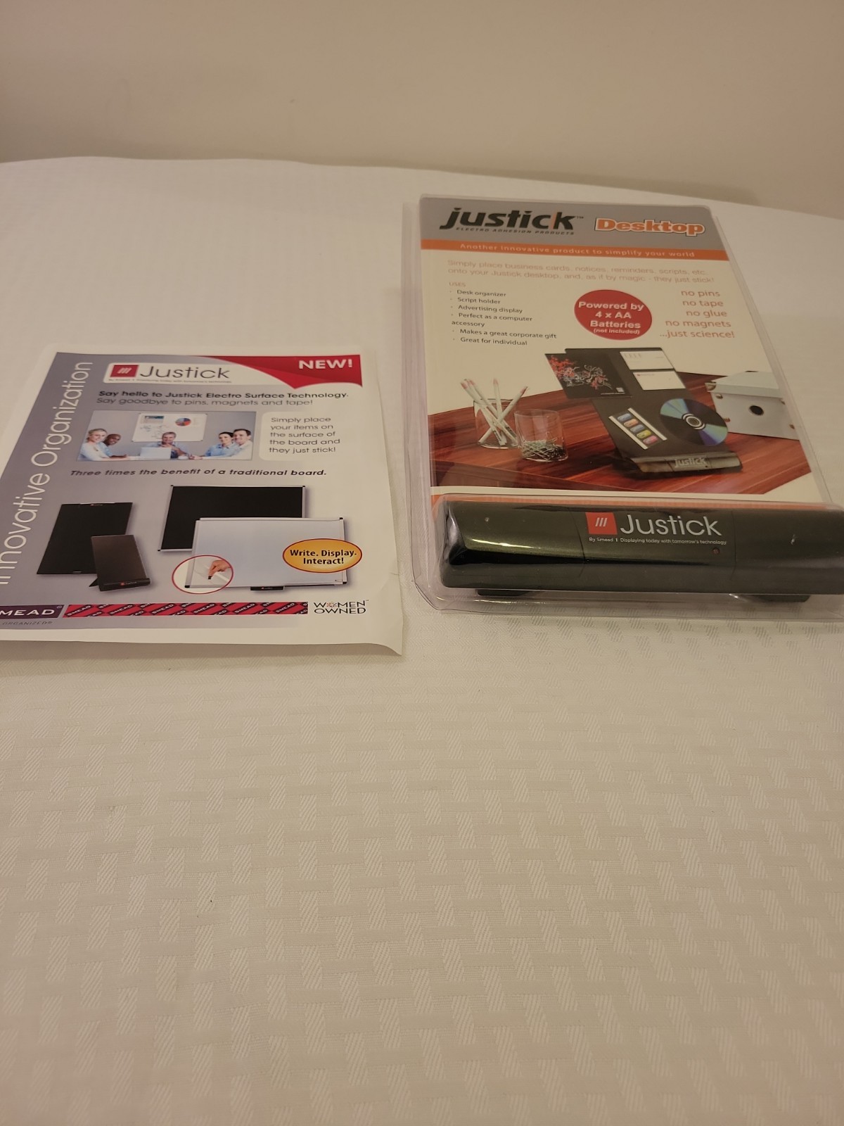 Justick Desktop Computer User Desk Organiser Script Holder Home Office Display