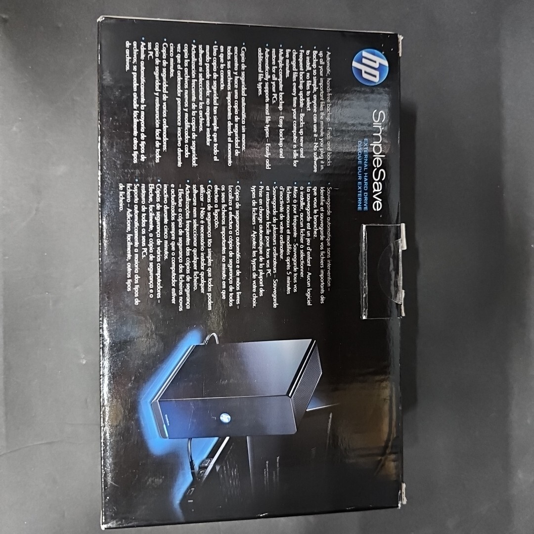HP SimpleSave 1TB External USB 2.0 Back Up md1000h