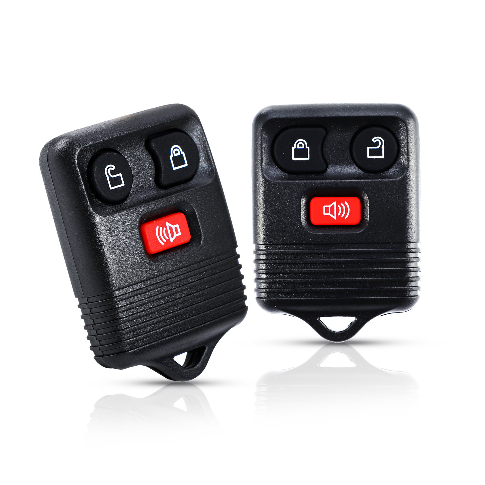 2Pc Remote Car Key Fob Keyless Entry Clicker Transmitter For Ford F150 1999-2007